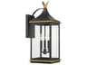 Simpson 3-Light Outdoor Wall Light