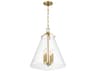 Voss 4-Light Luxe Gold Pendant