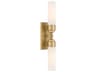 Wilcox 2-Light Aged Brass Wall Sconce