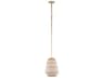Zanzibar 1-Light Soft Gold Bell Mini Pendant