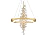 Jasmine Pendant Light Modern Gold Leaf