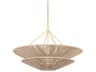 Tropea Chandelier Gold Leaf 8-Light Natural Rope