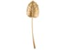 Seychelles 2-Light Vintage Gold Leaf Wall Sconce