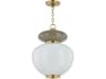 Syros 1-Light Vintage Brass Pendant