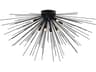 Savannah 8-Light Black Sputnik Flush Mount