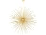 Savannah 14-Light Gold Leaf Sputnik Pendant