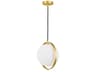 Da Vinci 1-Light Medallion Gold Globe Mini Pendant