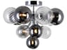 Pallocino 6 Light LED Flush Mount Modern Chrome
