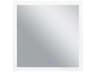 Abigail White Square Wall Mirror
