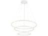 Chalice White Round Tiered Pendant