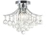 Princess 6-Light Chrome Traditional Semi Flush Mount