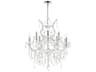 Maria Theresa 13-Light Chrome Traditional Candelabra Chandelier
