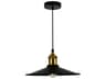 Brave 1-Light Black Mini Pendant