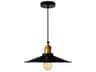 Brave Mini Pendant Light Black Farmhouse