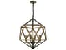 Amazon 4-Light Pendant Light in Antique Forged Copper