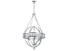 Arkansas 6-Light Chrome Traditional Globe Chandelier