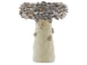 Oyster Shell Medium Bird Bath