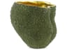 Jackfruit Medium Vase Green and Gold Decorative Vessel