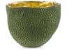 Jackfruit Large Bronze Vase Textured Green and Gold