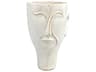Milky White 11" High Poet Vase