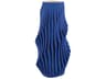 Cobalt Blue Pleat Vase
