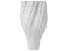 Whorl Grande White Vase