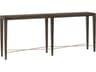 Verona Rectangular Wood Chanterelle Champagne Console Table