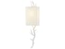 Baneberry 1-Light Gesso White Wall Sconce