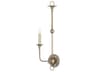 Nottaway 1-Light Pyrite Bronze smoke Wood Wall Sconce