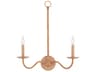 Saxon 2-Light Saddle Tan Natural Brown Wall Sconce