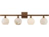 Bombelles 4-light Antique Brass Vanity Light