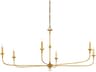 Nottaway Chandelier in Gold Leaf Large