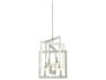 Middleton 8-Light Contemporary Silver Leaf Candelabra Chandelier