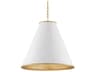 Pierrepont Large Pendant Light in Gesso White