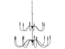 Tirrell Medium Chandelier in Antique Black