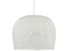 Piero 3-Light White Dome Pendant