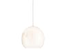Lazio 1-Light Natural Painted Silver White Dome Mini Pendant