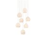 Lazio 7-Light Natural Painted Silver Dome Pendant