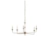Nottaway 5-Light Champagne Silver Candelabra Chandelier