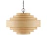 Maura Natural Grasscloth Chandelier