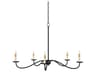 Saxon Small Chandelier in Zanzibar Black
