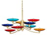 Veneto 9-Light Polished Brass Bowl Tiered Chandelier