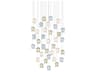 Polpo 36-Light Misto Blue Pendant