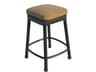 Backless Cast Aluminum Antique Bronze Square Counter Height Stool