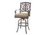 Santa Barbara Antique Bronze Cast Aluminum Swivel Bar Stool
