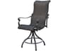 Victoria Wicker Espresso Swivel Counter Height Stool