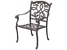 Santa Monica Cast Aluminum Antique Bronze Dining Chair