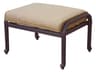 Santa Monica Cast Aluminum Antique Bronze Ottoman