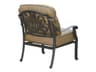 Elisabeth Cast Aluminum Antique Bronze Club Chair