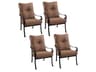 Santa Anita Cast Aluminum Dining Chair with Cushions Set of 4